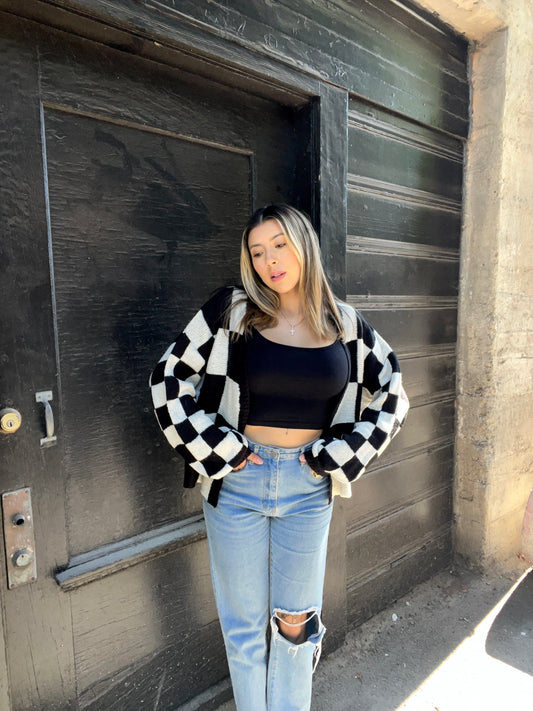 "Check Me Out" cardigan