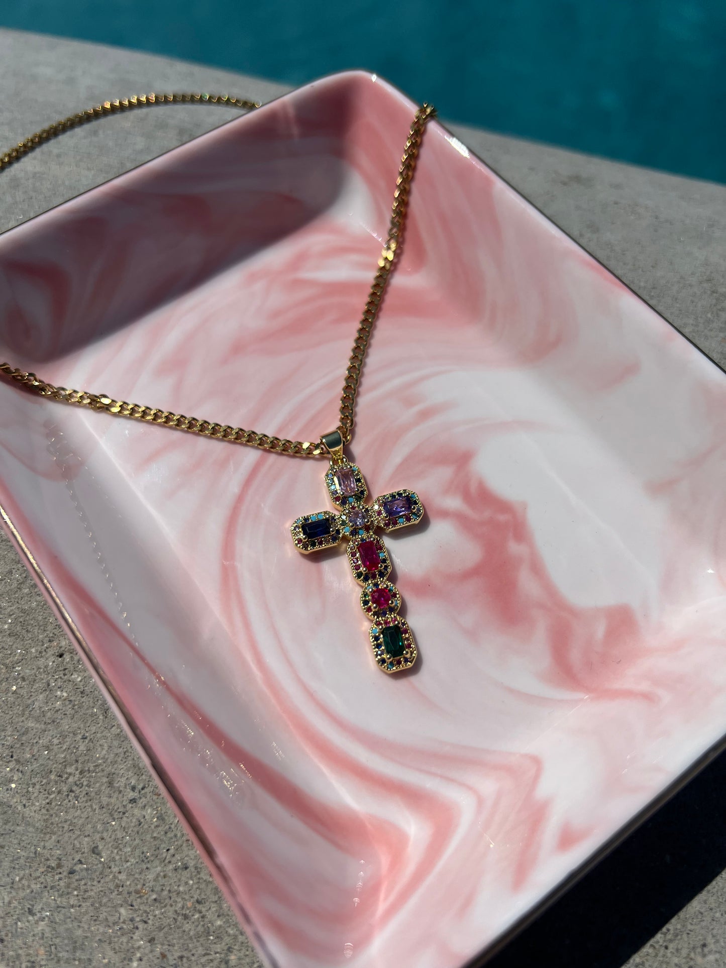 "Carmen" cross necklaces