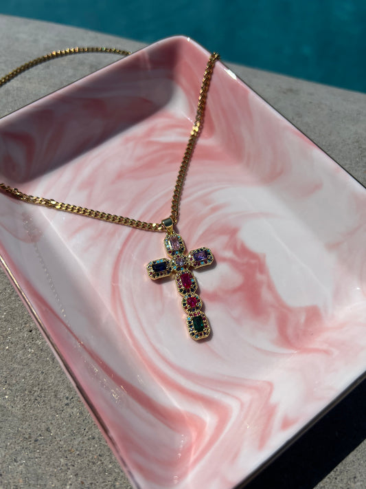 "Carmen" cross necklaces