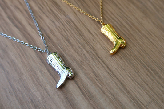 "Cowboy boot"  necklace