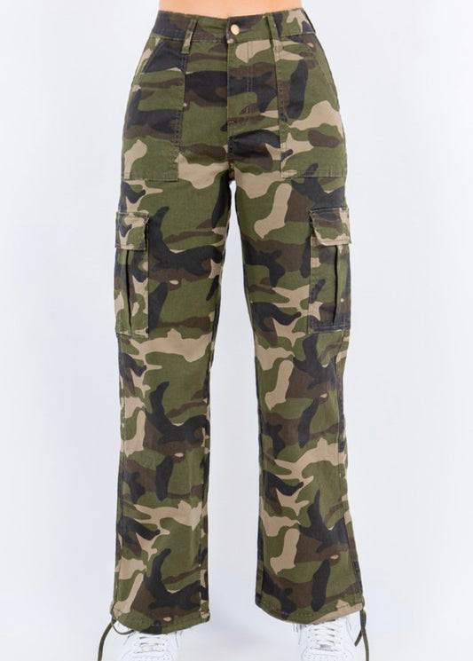 "Command Attention" camo pants