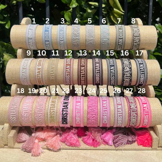 "J'adior" bracelets