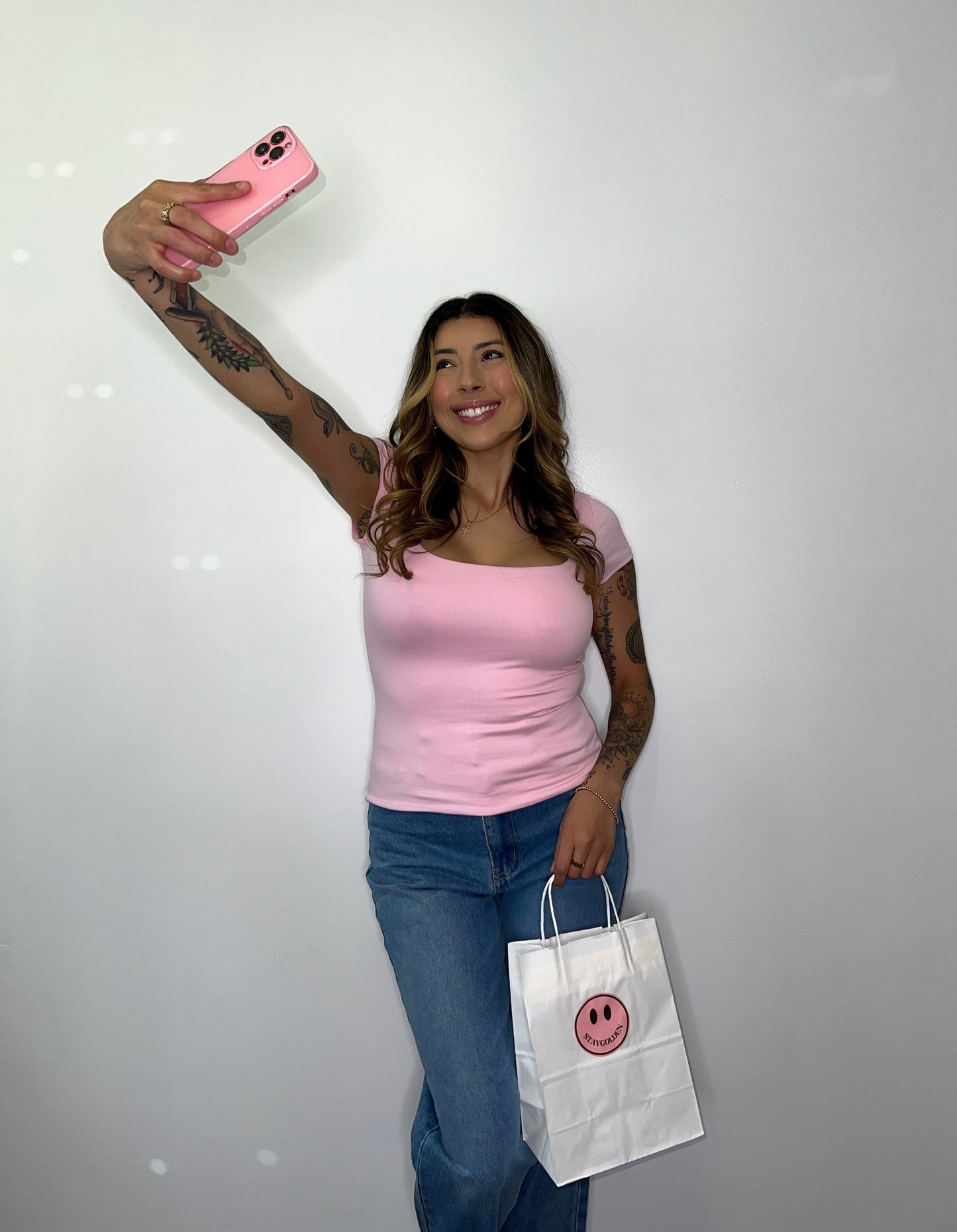 "Not So Basic" (Pink) shirt