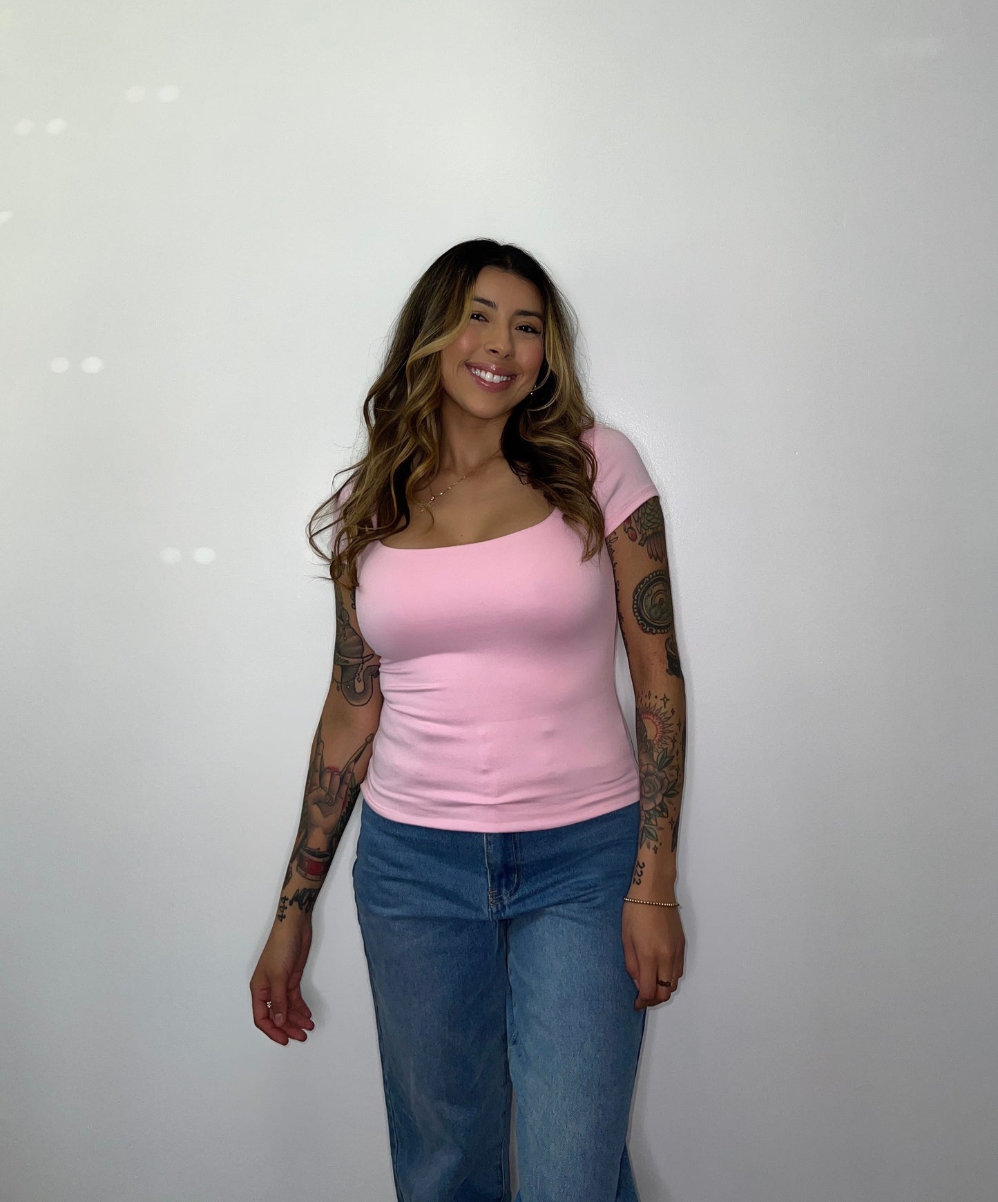 "Not So Basic" shirt Off White