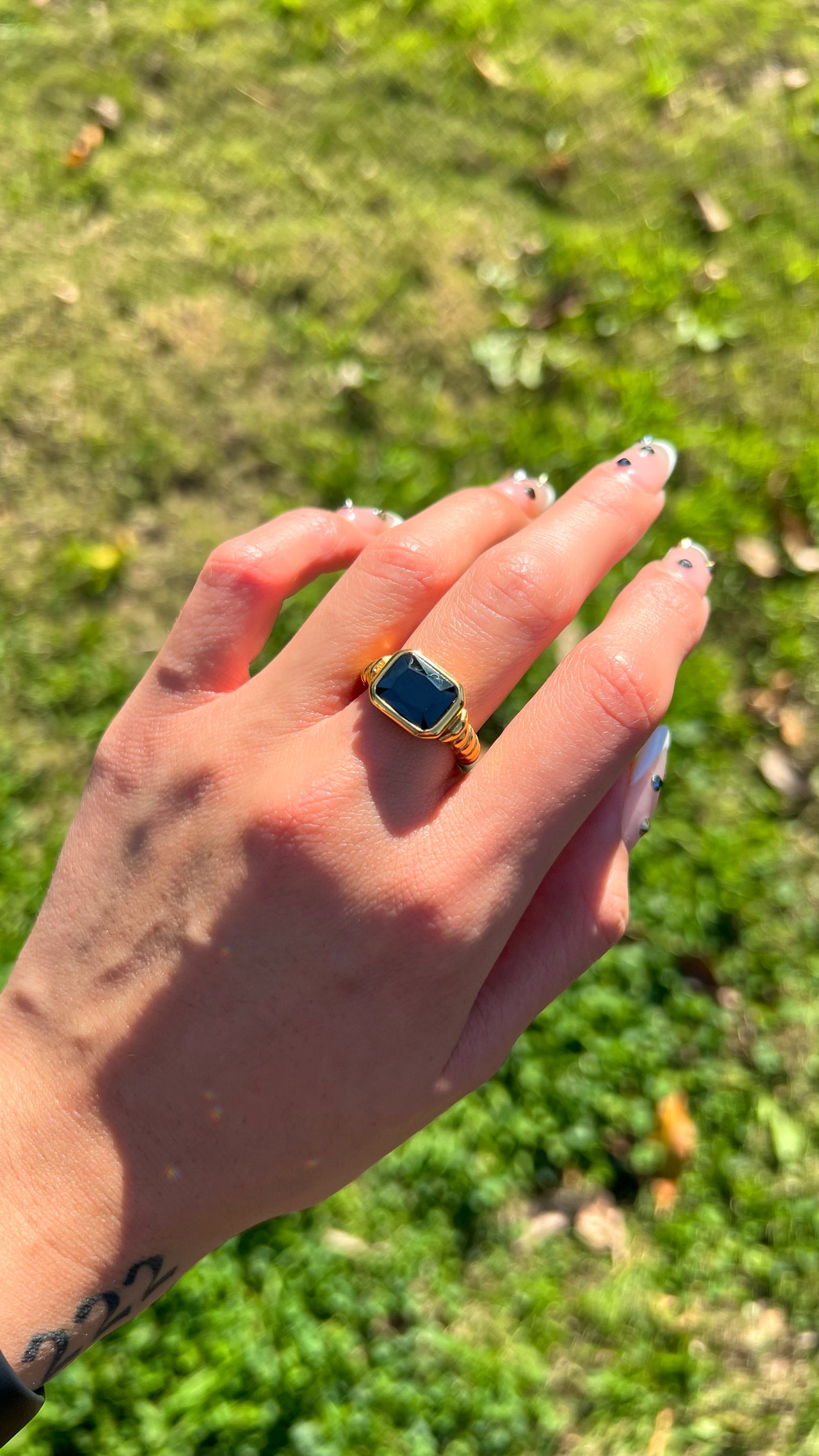 "What A Gem" ring