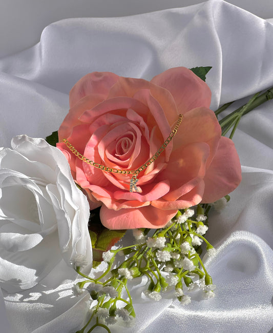 “Initial Figaro” necklace