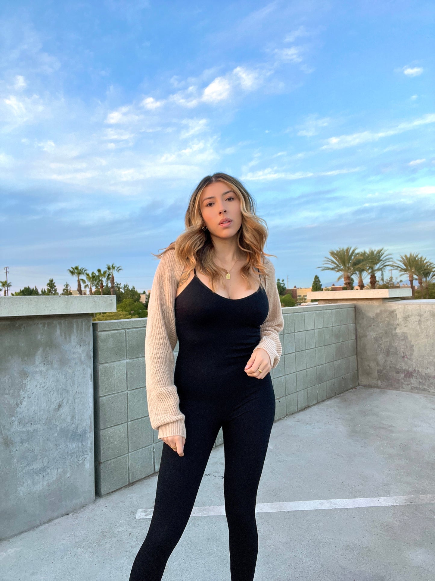 "Cover Up" (Wheat) bolero