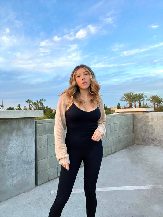 "Cover Up" (Wheat) bolero