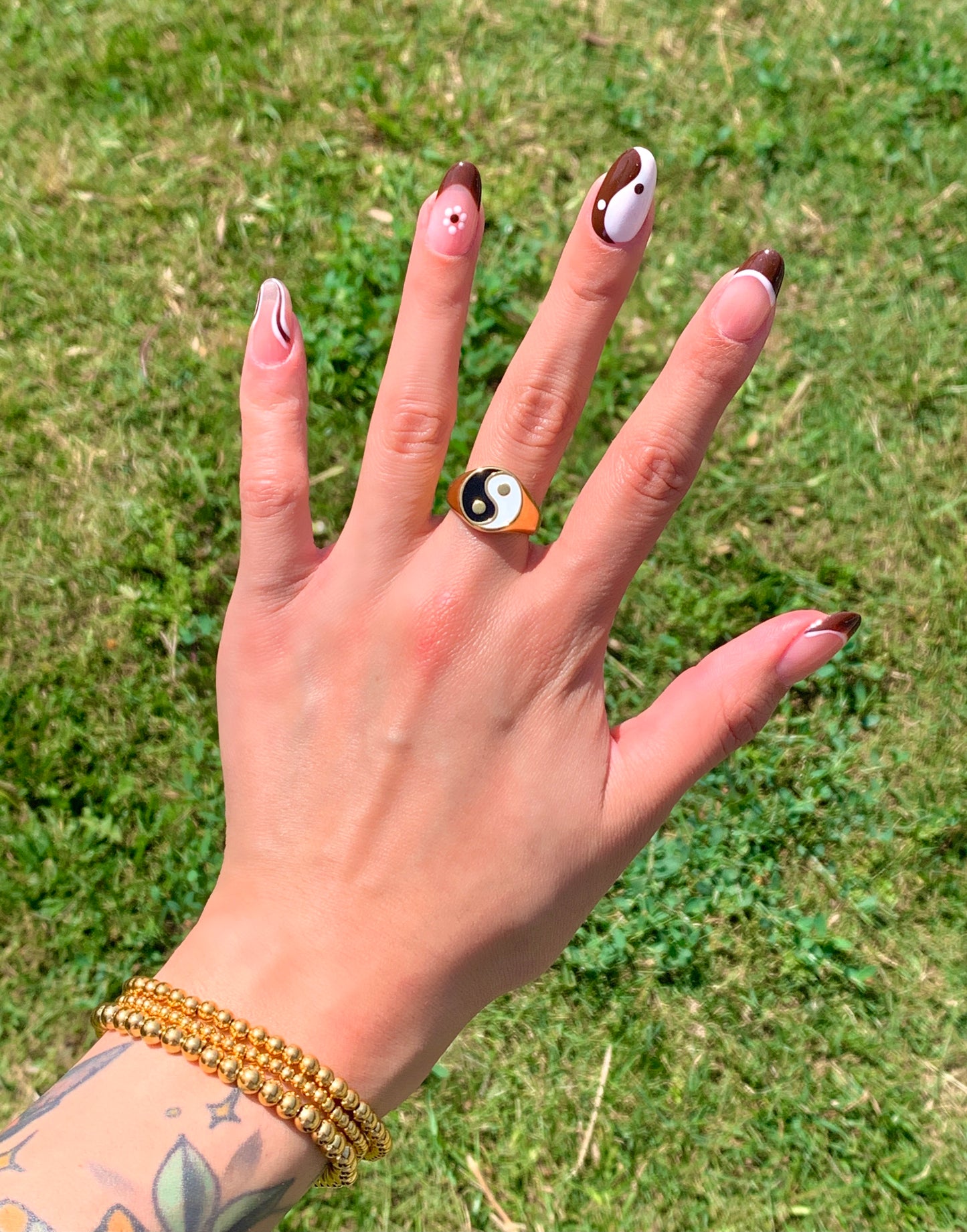 "Ying to my Yang" ring