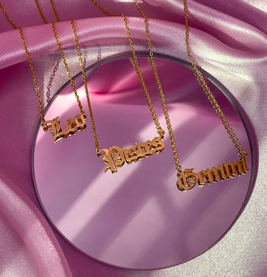 "Guess my Zodiac" necklace