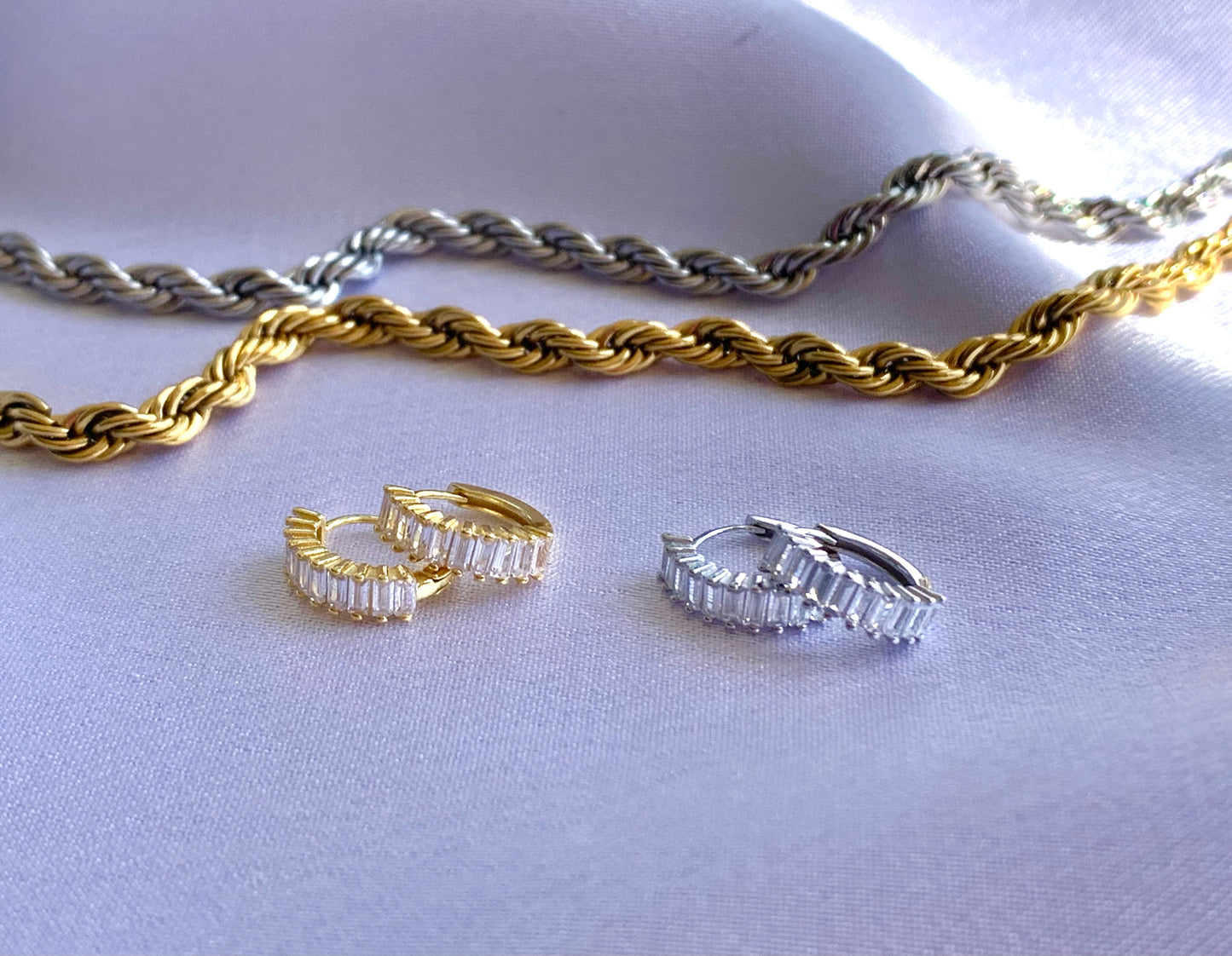 "Mini Glitz & Glam" huggies