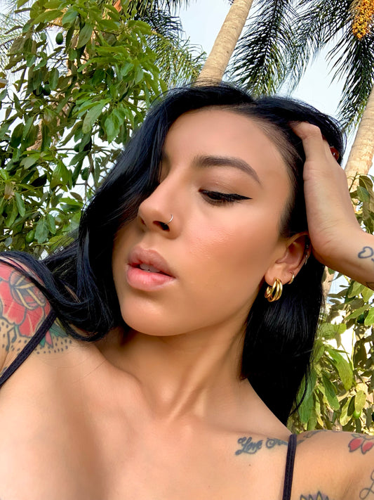 "Triple Threat" earrings