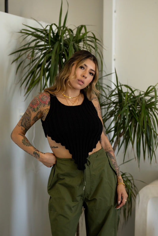 “Parachute” pants Olive