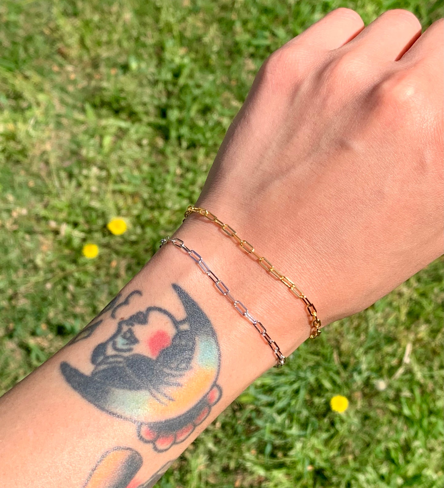 "Mini Paperclip" bracelet