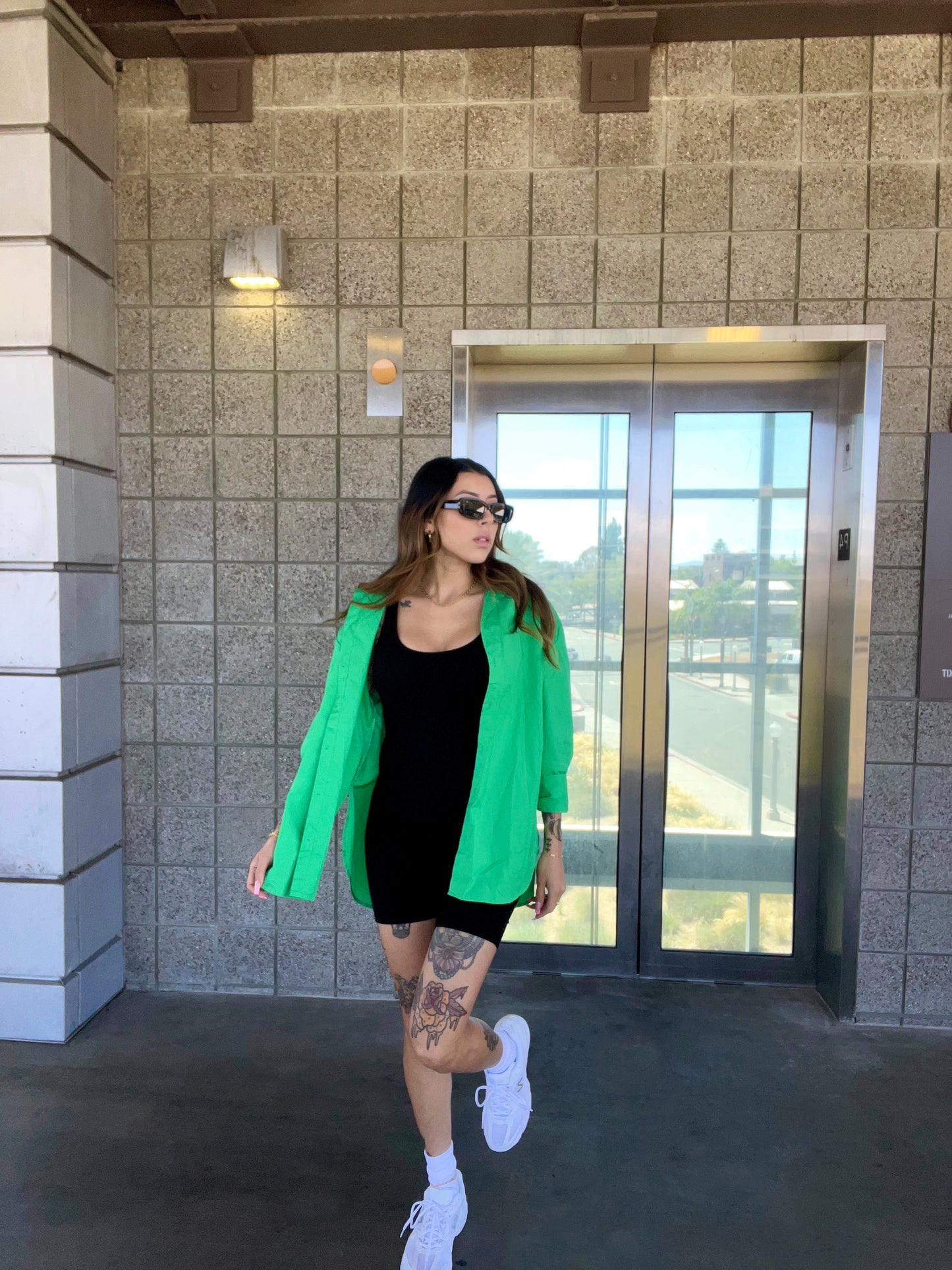 "Any Occasion" (Hot Pink, Green, Baby Pink) button up