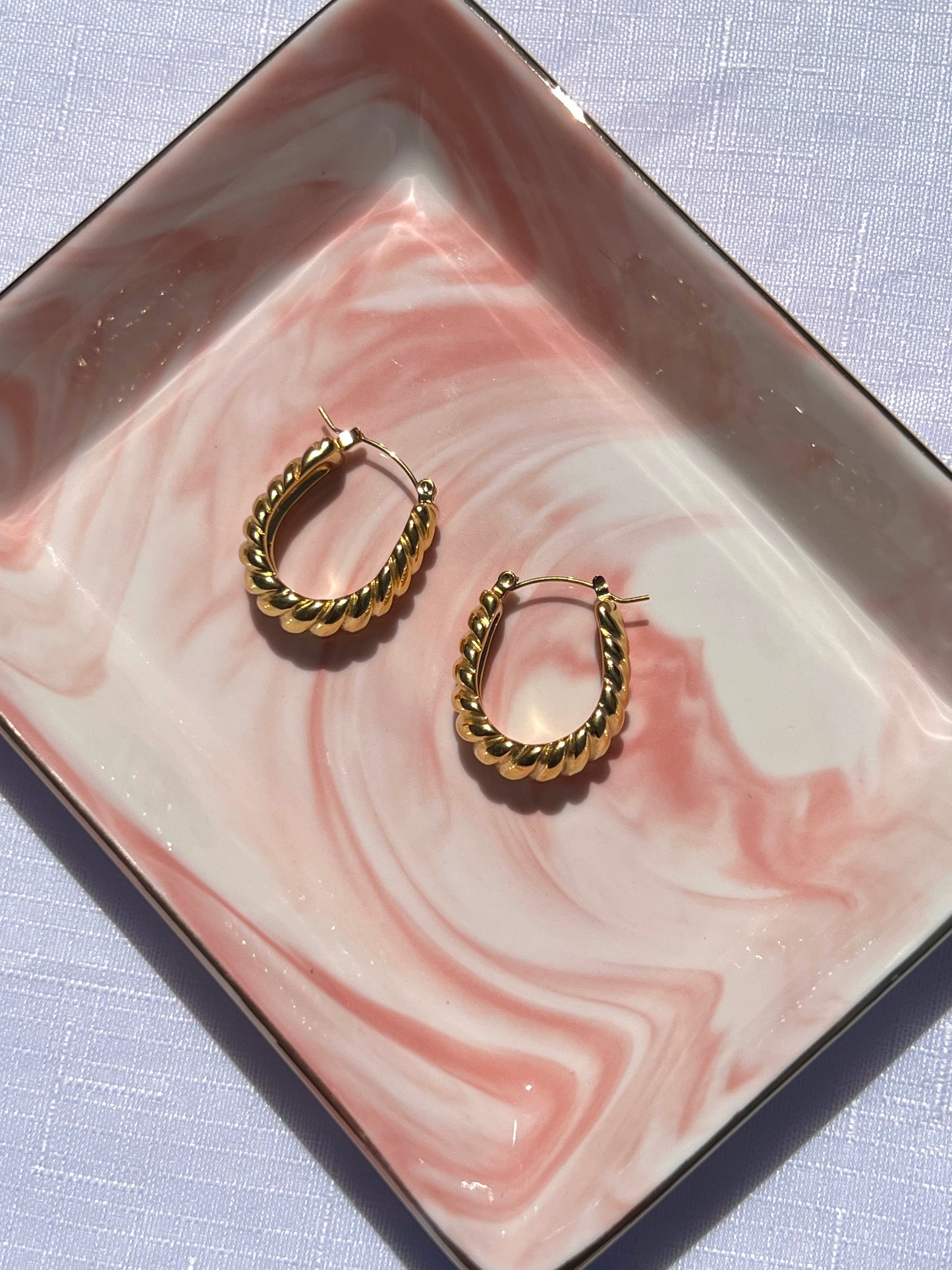 "Croissant" earrings