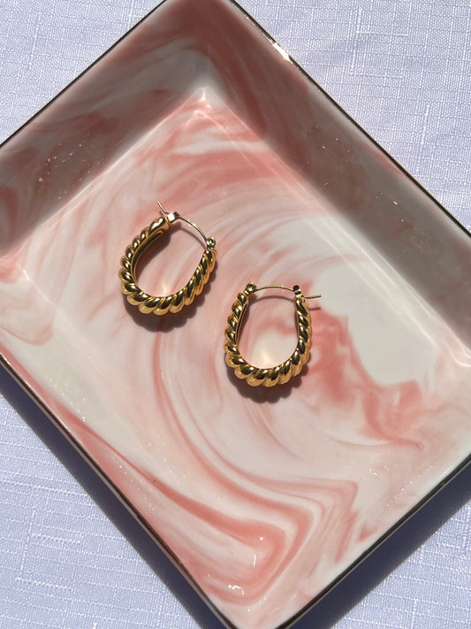 "Croissant" earrings