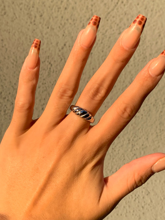 "Croissant Me" ring