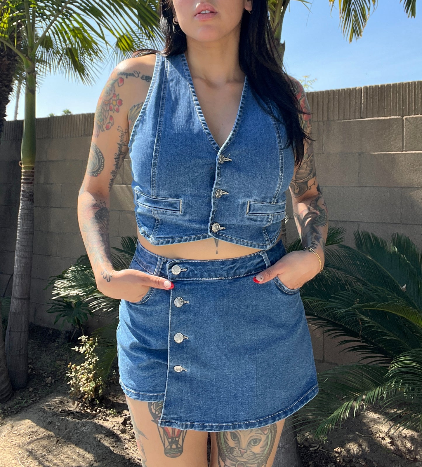 “Delilah“ denim vest