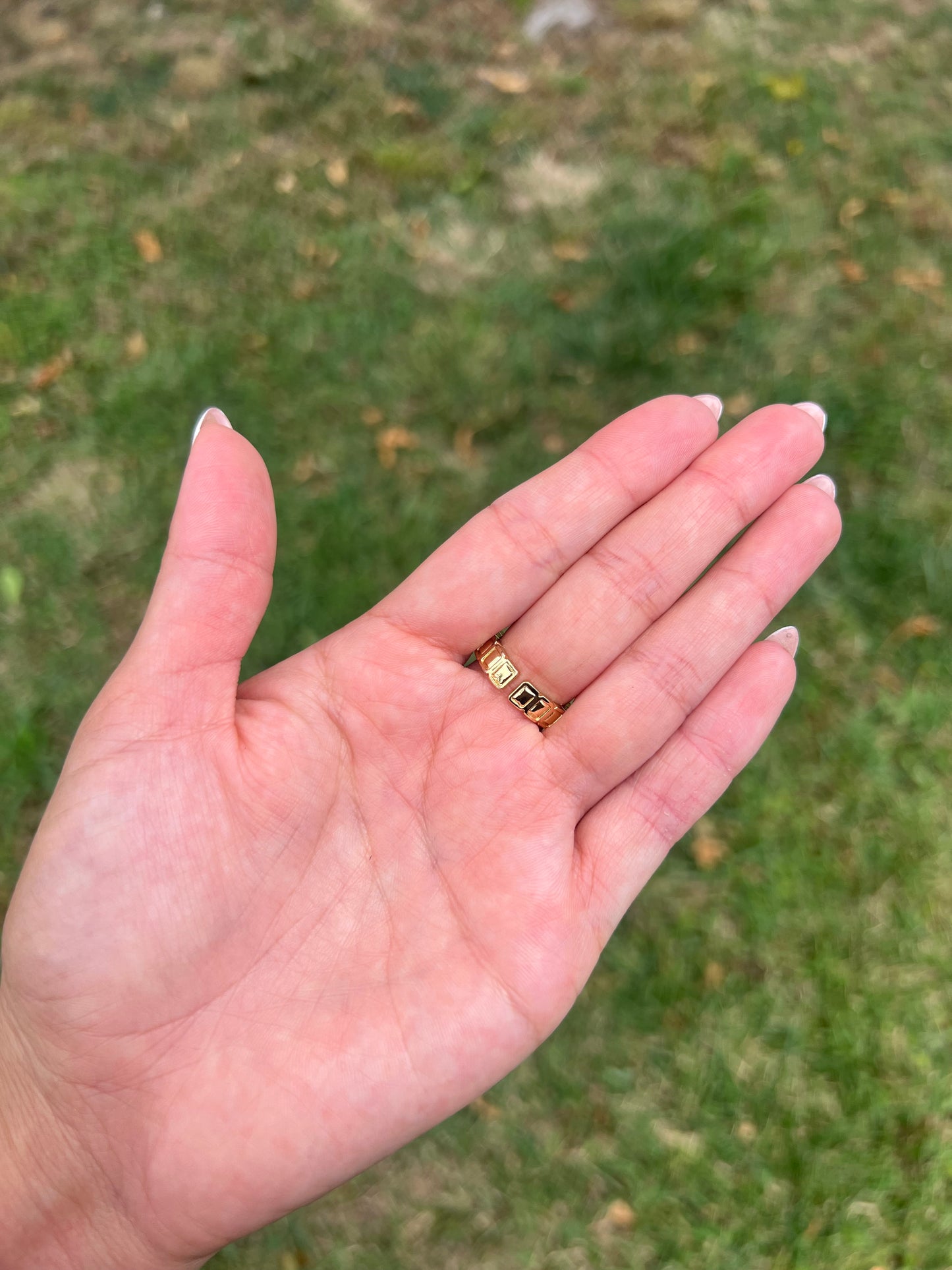 "Gem Stack" ring