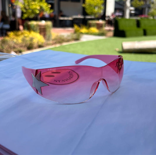 “Rock$tar bby” Pink sunglasses