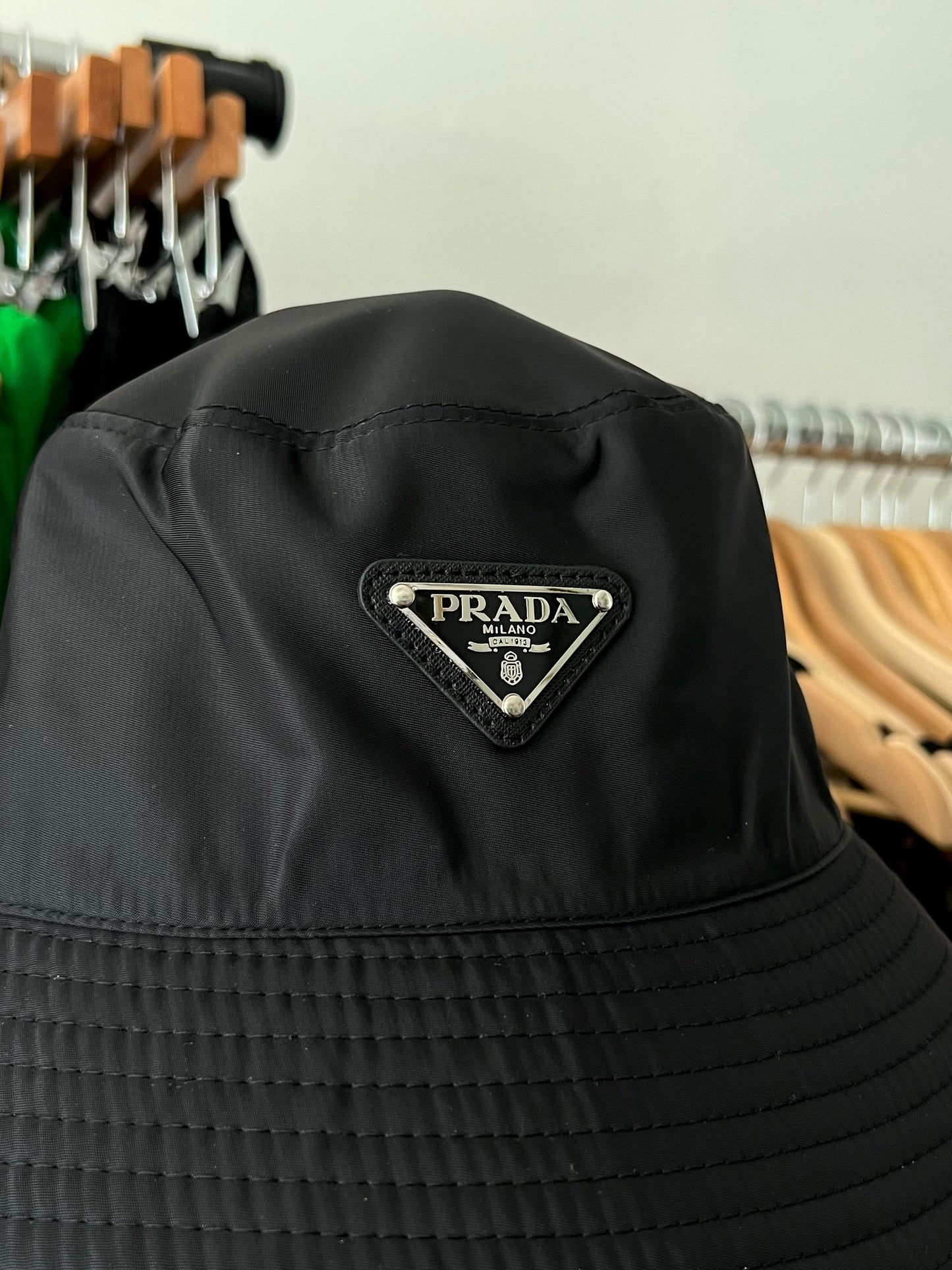 "Prada" bucket hat